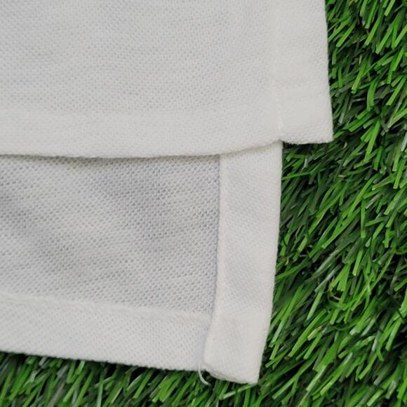 Vintage 80s Jantzen MOD Polo Shirt Small 18x28 White - Picture 5 of 11